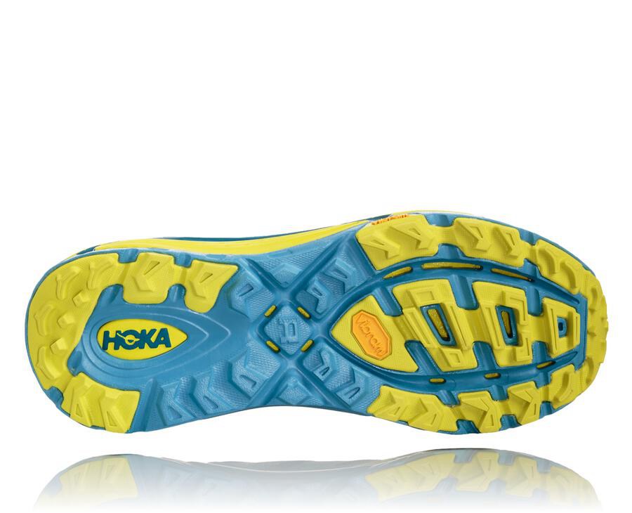 Tenis Trail Hoka One One Masculino Azuis - Mafate Speed 2 - 723-NFAHLE